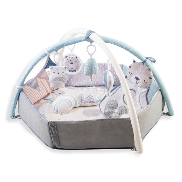 Arche de jeu bébé avec tapis 3 en 1 Momi