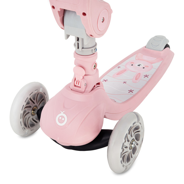 Trottinette évolutive débé rose Momi
