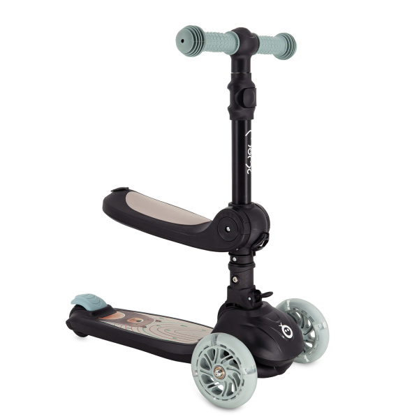 Trottinette évolutive débé vert Momi
