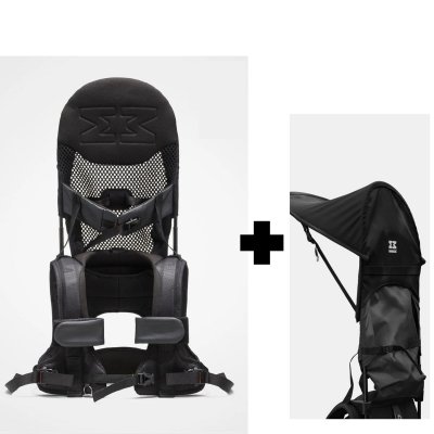 Porte bébé d'épaule g5 black premium + pare soleil pour porte bébé d'épaule g5 black