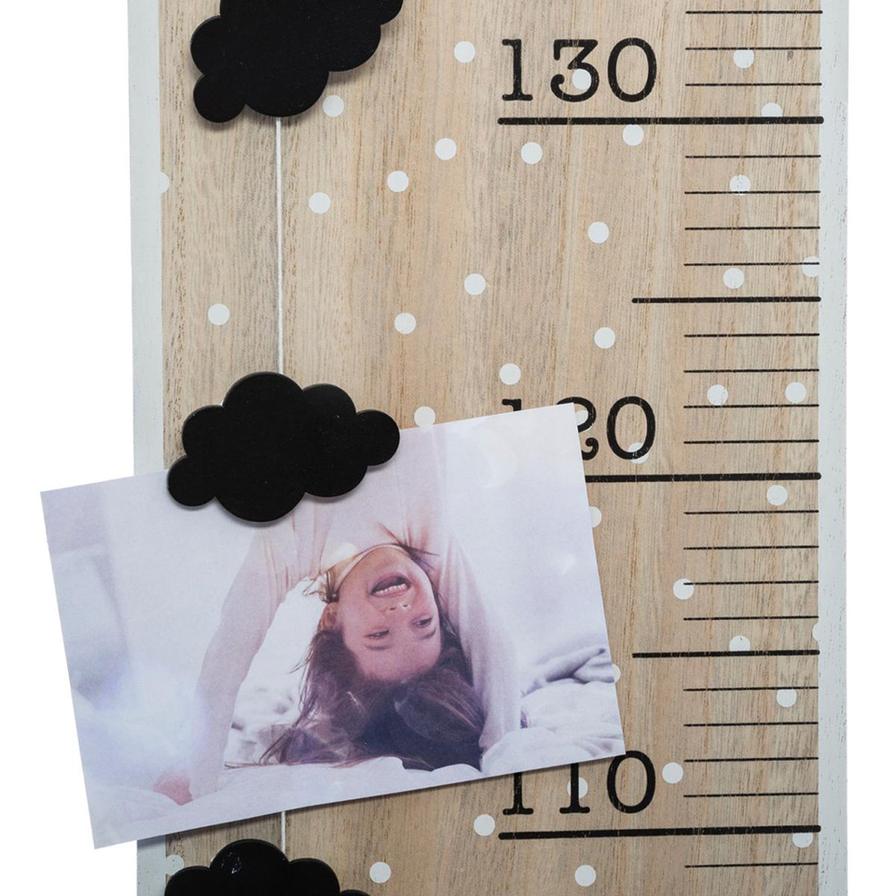 Toise Enfant Atmosphera Palmier - Bois 140cm Pour Suivi Croissance Déco Chambre