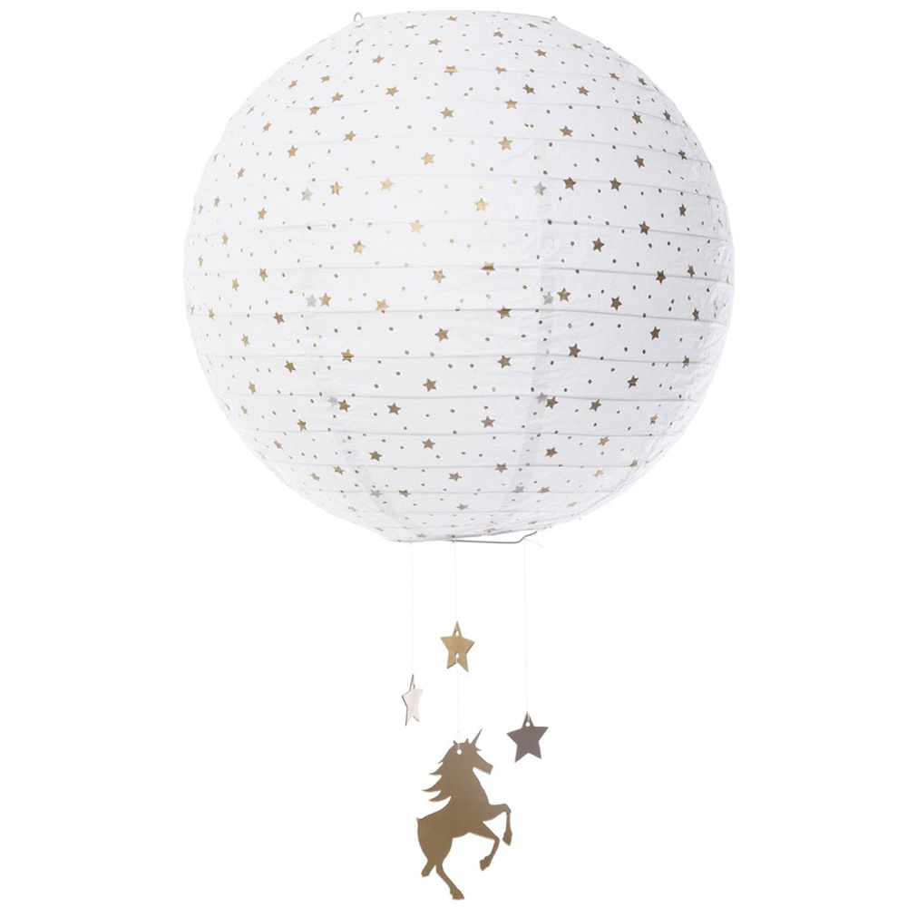 Suspension Bebe Lanterne En Papier Licorne De Atmosphera For Kids Sur Allobebe