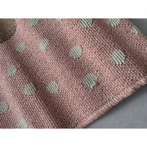 Les imparfaits - tapis enfant 80x150 cm marelle rose Atmosphera for kids