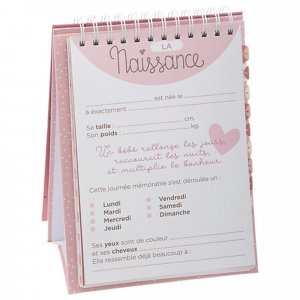 Livre de naissance 100 pages Atmosphera for kids
