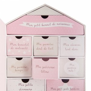 Coffret de naissance 10 tiroirs maison - modèle aléatoire Atmosphera for kids