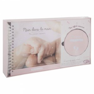 Coffret album de naissance + boîte à empreinte - modèle aléatoire Atmosphera for kids