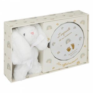 Coffret naissance boîte à empreinte + peluche Atmosphera for kids