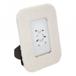 Cadre photo enfant 10x15 cm bouclette blanc Atmosphera for kids