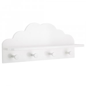 Patères enfant nuage blanc Atmosphera for kids