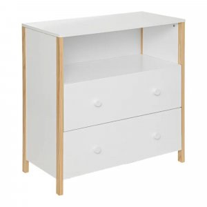 Chambre duo bébé lit 60x120cm et commode - kima Atmosphera for kids