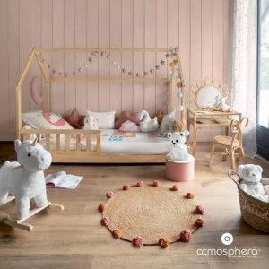 Lit cabane bosco 90 x 190 cm pin Atmosphera for kids