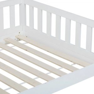 Lit cabane bosco 90 x 190 cm blanc Atmosphera for kids