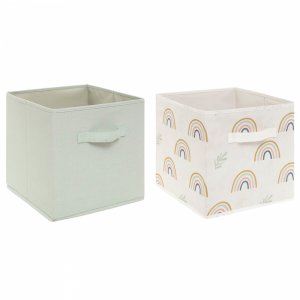 Lot de 2 cubes de rangement 29x29 cm Atmosphera for kids