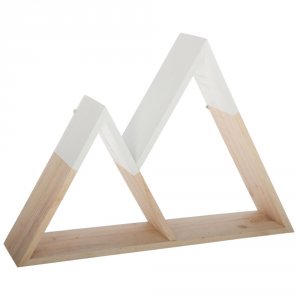 Etagère forme montagne bois
