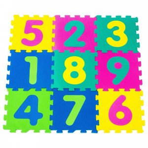 Tapis d'éveil mousse marelle 10 dalles Atmosphera for kids