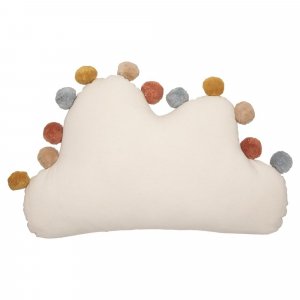 Coussin enfant nuage pompons Atmosphera for kids