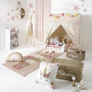 Apis enfant 80x150 cm marelle rose Atmosphera for kids