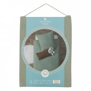 Parure de lit enfant 140x200 cm vert Atmosphera for kids