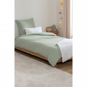 Parure de lit enfant 140x200 cm vert Atmosphera for kids