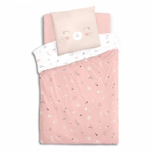 Parure de lit enfant 140x200 cm chat Atmosphera for kids