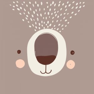 Parure de lit enfant 140x200 cm ours Atmosphera for kids