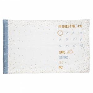 Couverture étape bébé 80x120 cm étoile - modèle aléatoire Atmosphera for kids