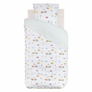 Parure de lit enfant 140x200 cm voiture Atmosphera for kids