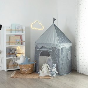 Tente en tissu enfant pop-up grise Atmosphera for kids