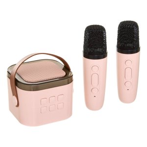 Karaoké enfant kara rose avec 2 micros Atmosphera for kids