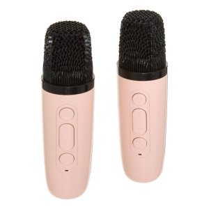 Karaoké enfant kara rose avec 2 micros Atmosphera for kids