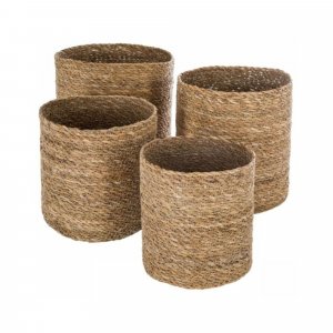 Lot de 4 paniers de rangement en roseau Atmosphera for kids
