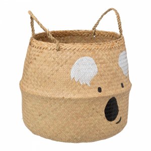 Panier de rangement pliant roseau koala Atmosphera for kids
