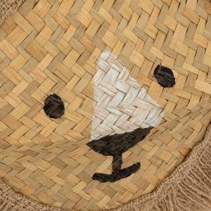 Panier de rangement pliant roseau lion Atmosphera for kids