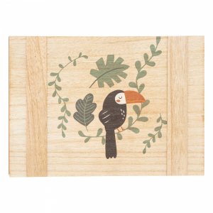 Lot de 3 cagettes de rangement jungle Atmosphera for kids