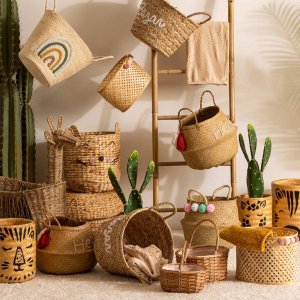 Panier de rangement oreilles jacinthe Atmosphera for kids