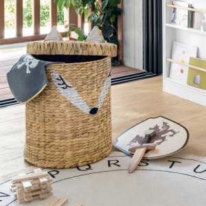 Anier de rangement renard avec couvercle jacinthe Atmosphera for kids