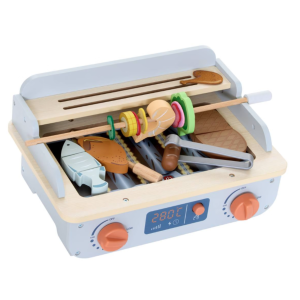 Table barbecue en bois liam avec accessoires Atmosphera for kids