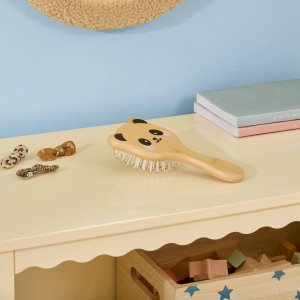 Brosse à cheveux en bambou panda Atmosphera for kids