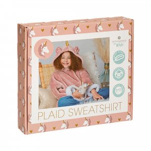 Plaid sweat licorne flanelle Atmosphera for kids