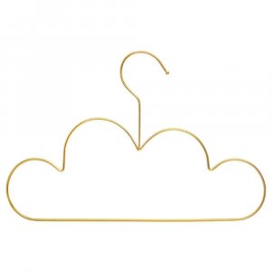 Lot de 3 cintres nuage doré Atmosphera for kids