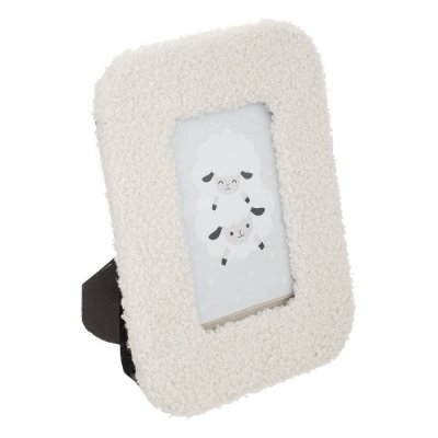 Cadre photo enfant 10x15 cm bouclette blanc