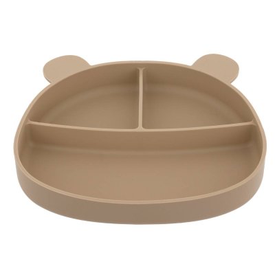 Set repas enfant 4 pièces en silicone ours