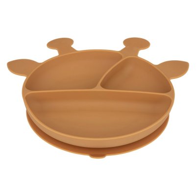 Coffret repas 4 pièces silicone girafe