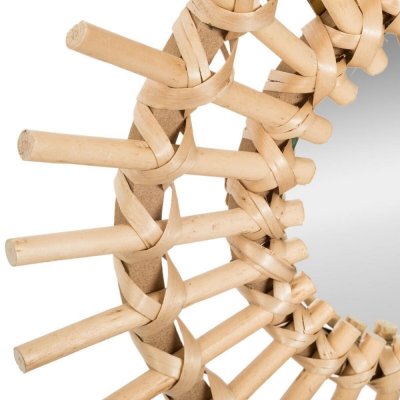 Lot de 3 miroirs en rotin soleil