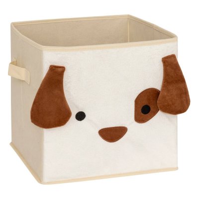 Cube de rangement 29x29 cm chien