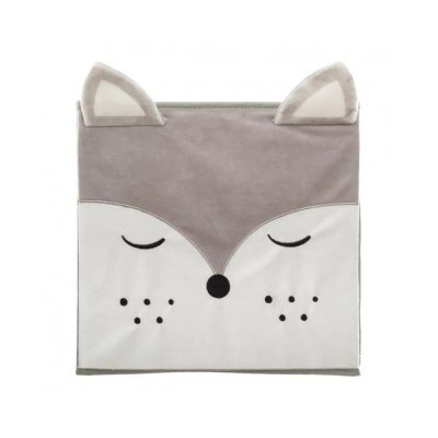 Cube de rangement 29x29 cm renard