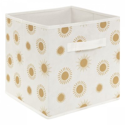 Lot de 2 bacs de rangement enfant soleil