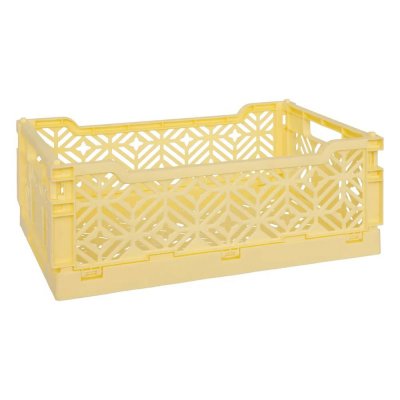 Cagette pliante arry 30 x 20 x 11,5 cm jaune