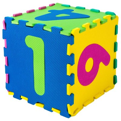 Tapis d'éveil mousse marelle 10 dalles