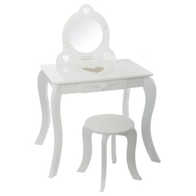Coiffeuse et tabouret princesse